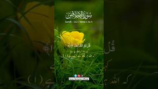 Surah Ihlas with Urdu Translation quran qurantilawat quranverses quranrecitation [upl. by Lalitta954]