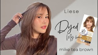 ย้อมผมแบบโฟม  LIESE Milk Tea Brown สีชานม ผมไม่กัดรอดมั้ย 🤩✨ [upl. by Noroj]