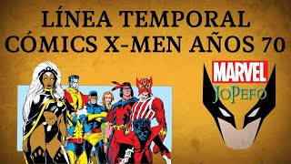 Cronología XMen cómics de los años 70 del siglo XX [upl. by Aicelaf]