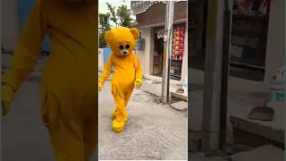 Chips 🍟 teddy prank 🤣 shorts youtubeshorts funny teddy youtube [upl. by Osher]