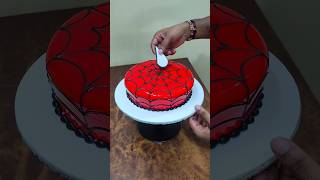 Spider man Cake designyoutubeshorts spidermancake cakedesign trending shortvideo [upl. by Roose]