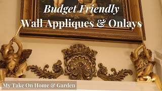 Elegant Wall Appliques and Onlays  Budget Friendly Home Decor [upl. by Raul]