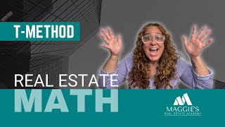 The TMethod The Secret That Will Change The Way You Solve Real Estate Math Questions [upl. by Shurlock59]