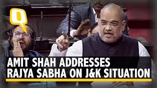 Amit Shah Proposes Abrogation of Article 370 Article 35A in Rajya Sabha [upl. by Dranyer]