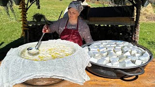 Homemade Food Cooked In The Mountain Village Of Azerbaijan Always Delicious And Calm [upl. by Vories448]