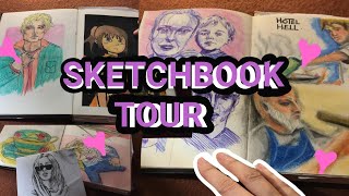 SKETCHBOOK TOUR  SKETCHBOOK IDEAS  SKETCHBOOK  sketchbooktour [upl. by Sivartal]