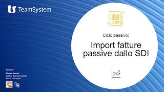 Corso di Contabilità  Video 9 Ciclo passivo come importare fatture passive dallo SDI [upl. by Virnelli]