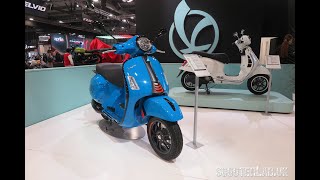 SLUK  Vespa GTS 310 and small frames EICMA 2024 [upl. by Sillihp]