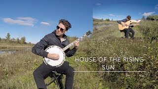 House of the Rising Sun  Harp GuitarBanjo vs Electric Cover [upl. by Herries352]