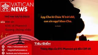 Radio thứ Ba 05122023  Vatican News Tiếng Việt [upl. by Nwadrebma]