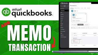 HOW TO ADD A MEMO TO A TRANSACTION IN QUICKBOOKS ONLINE [upl. by Kepner]