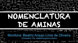 NOMENCLATURA DE AMINAS [upl. by Nelli]