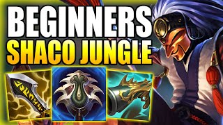 HOW TO PLAY SHACO JUNGLE amp HARD CARRY GAMES FOR BEGINNERS IN S14  Gameplay Guide League of Legends [upl. by Ed]