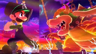 Mario amp Luigi Dream Team  All Giant X Bosses Battle Ring [upl. by Eerb680]