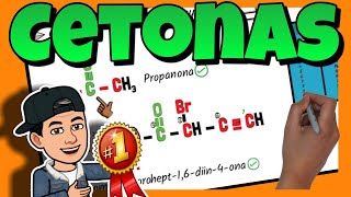 🔴 CETONAS  Nomenclatura y formulación orgánica [upl. by Icken]