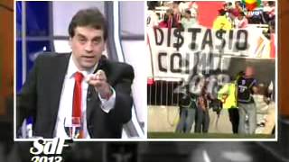 Distasio y su descargo por la bandera que le pusieron en el superclásico [upl. by Aloisia]