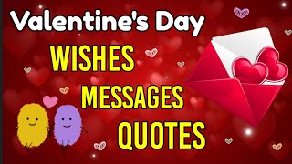 Happy Valentines Day Wishes Quotes Messages 2024  Valentines day WhatsApp Status  Greetings [upl. by Gobert]