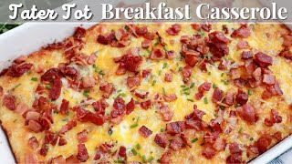 Tater Tot Breakfast Casserole [upl. by Maurita24]