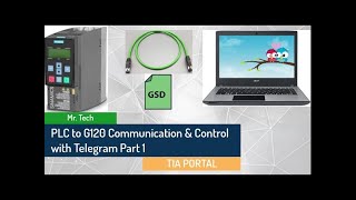 PLC to G120C Communication and Control with Telegram Part 1  Điều khiển G120 bằng PLC qua Profinet [upl. by Holbrooke622]