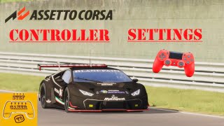 ASSETTO CORSA PS4  CONTROLLER SETTINGS  GAMEPLAY [upl. by Ardnek]