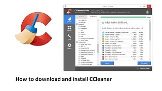 How to download and install CCleaner professional  full version  for free 2016 [upl. by Neerod989]