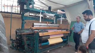 POWER LOOM Otamatik dokuma tezgahı BULDAN FESTİVALİ [upl. by Ganley]