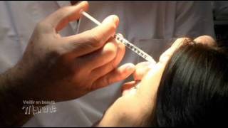 Rajeunir le visage avec les injections de botox et dacide hyaluronique vidéo émission [upl. by Zinn]