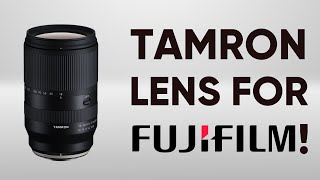 Tamron Releases Lens for Fujifilm [upl. by Wickman]