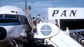 Pan American Boeing 707 Promo Film  1958 [upl. by Batholomew]