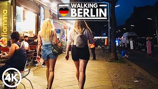 4K Berlin City Night Walk in Germany 2020  Neukölln Summer Walking Tour [upl. by Conlon]