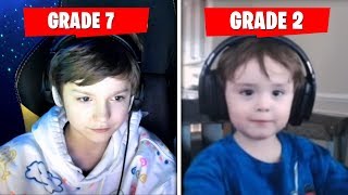 6 Youngest Streamers Who QUIT School For Fortnite [upl. by Aoh]