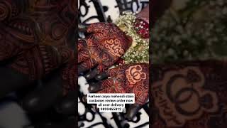 order now all over delivery 9899465812trending mehndi henna viralvideo shortvideo mehndi [upl. by Utas]