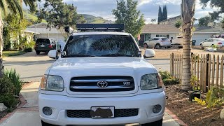 20012007 Toyota Sequoia First Gen Ditch Light Mounting Bracket Install [upl. by Royce879]