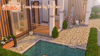 Cozy House By The Sea 🌊 No CC  SIMS 4 Stop Motion Build [upl. by Audly]