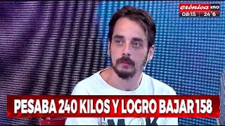 Hablemos de Obesidad pesaba 240 kilos y bajó 158 [upl. by Retlaw]