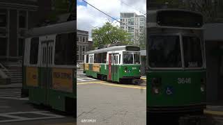 MBTA Type 7 LRV 3646 at Heath Street Station [upl. by Assila694]