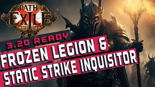 320Frozen LegionStatic Strike Inquisitor Path of Exile Build Guide [upl. by Koppel]