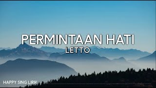 Letto  Permintaan Hati Lirik [upl. by Nilahs]