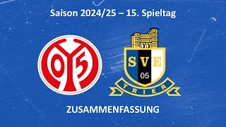 SVETV FSV Mainz 05 II vs Eintracht Trier  Highlights 15 Spieltag Saison 2425 [upl. by Sitelc]