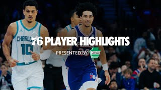 Player Highlights Jared McCain vs Charlotte Hornets  111024 [upl. by Ahsiener]