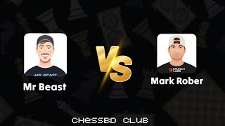 Mr Bear vs Mark Rober  Chessbd club chess [upl. by Flemming]