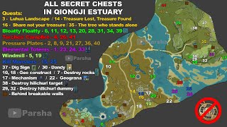 All secret hidden chests in Qiongji Estuary Genshin Impact [upl. by Wulfe]