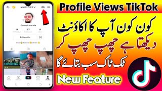 TikTok Profile Views New Feature  How to Enable TikTok Profile Views Option 2022 [upl. by Donia699]