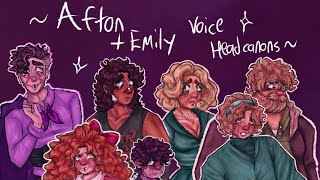 Aftons  Emilys Voice Headcanons  FNAF AU [upl. by Rico]