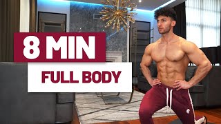 8 DAKİKA FULL BODY ANTRENMANI  Ekipmansız  Shredded Brothers [upl. by Amaj]