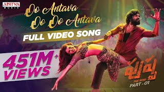 Oo Antava MawaOo Oo Antava Video Song Telugu  Pushpa Songs  Allu Arjun DSP Sukumar Samantha [upl. by Nairred]