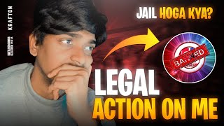 Legal Notice Against Me  3 Years of Jail  Carding UC BGMI [upl. by Notnroht]