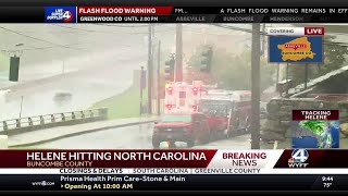 Asheville NC gets help from outofstate first responders during Helene [upl. by Ynneh]