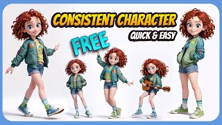 Consistent Characters  FREE  NO Midjourney AI  NO Dalle3  NO Leonardo AI [upl. by Bellda]