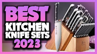 Top 5 BEST Kitchen Knife Sets of 2023 [upl. by Past768]